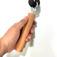 Wooden Handle Pull Up Ball Grip Finger Strengthener Exerciser Arm Muscle Strength Workout Rock Climbing Bouldering Training Tool 2