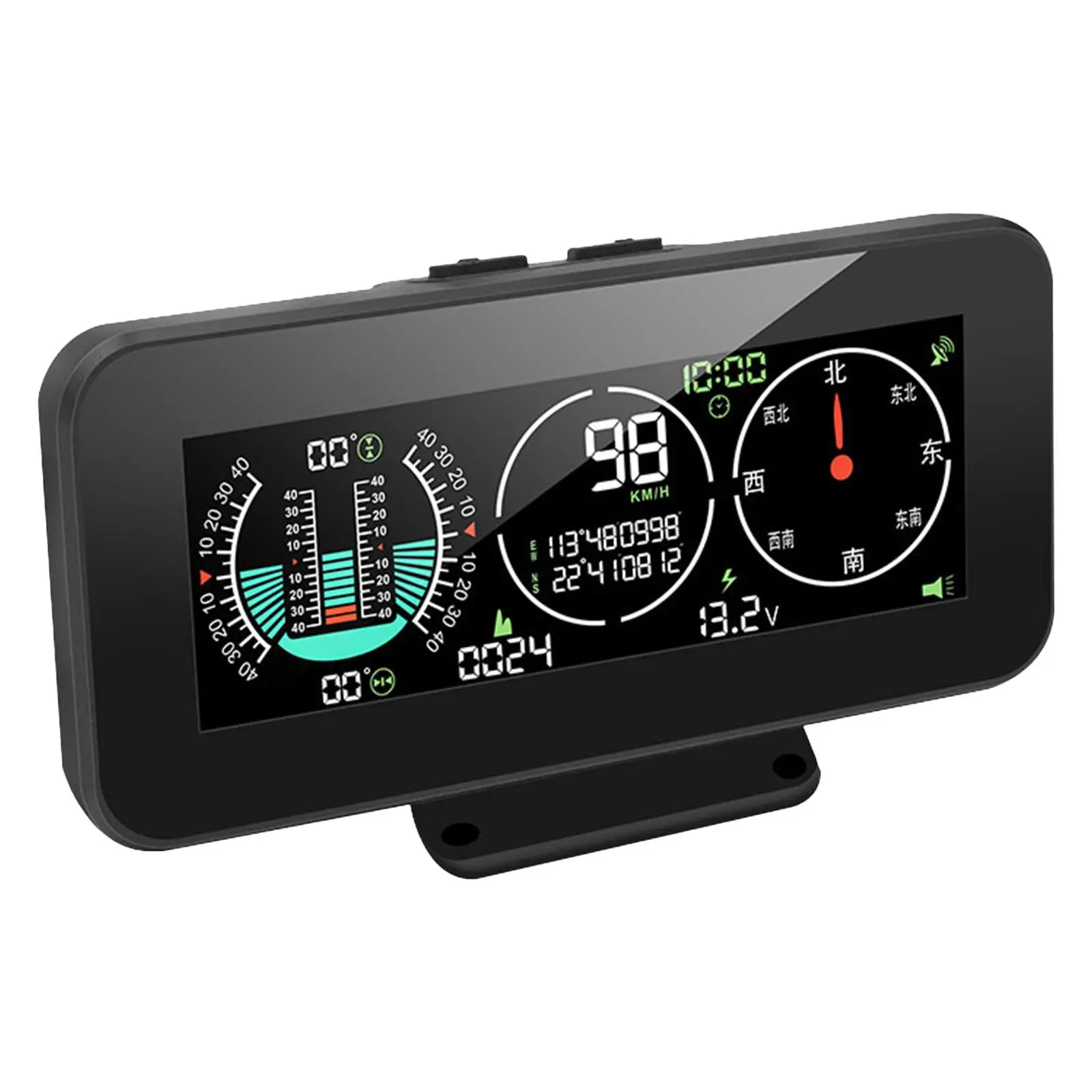 

Digital Speedometer GPS Durable Digital High Quality Roll Angle HUD Heads up Display for Trucks Cars Vehicles Off Road Cars