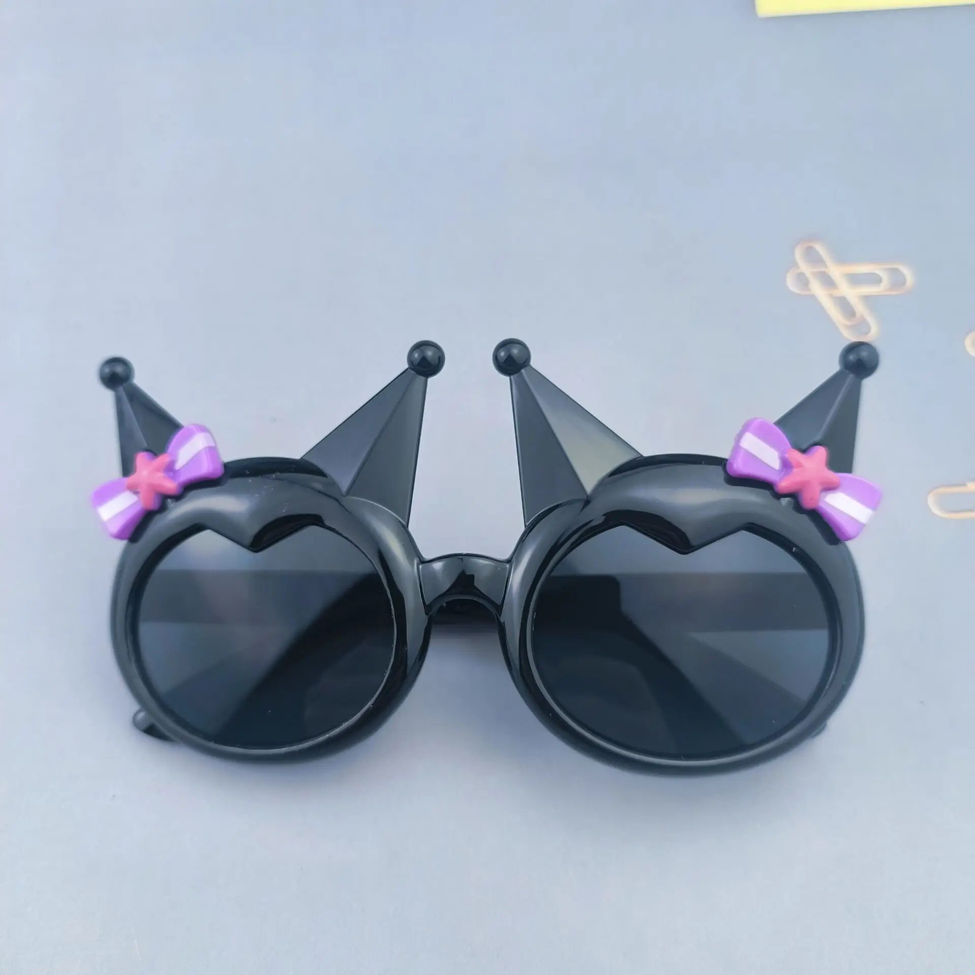 Children Sunglasses Cartoon Kuromi Outdoor Travel Eyewear