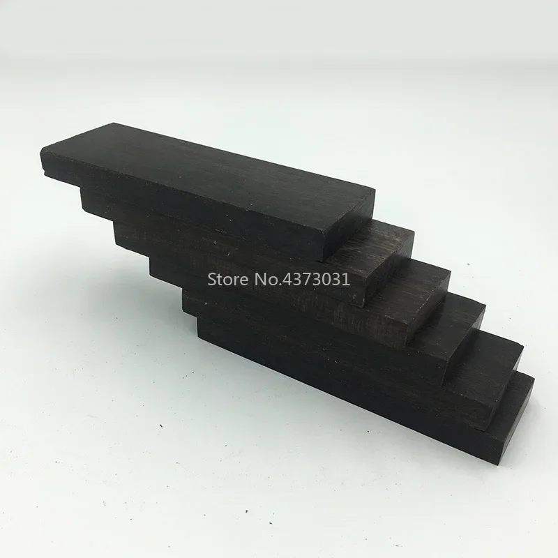 1piece Multi Size Black Wood for DIY Knife Handle Material East Africa Ebony Wood for Various Handicraft Raw Materials