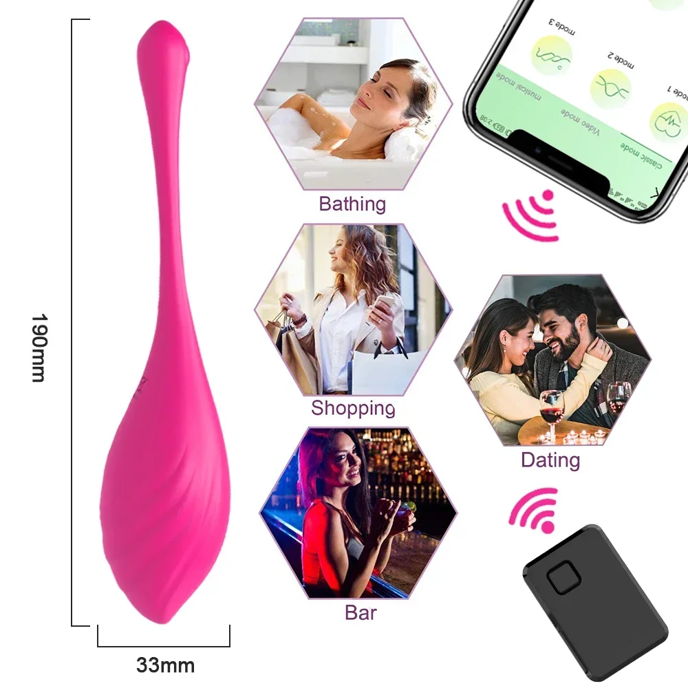 APP Control Bluetooth Vibrator Female Sex Toys