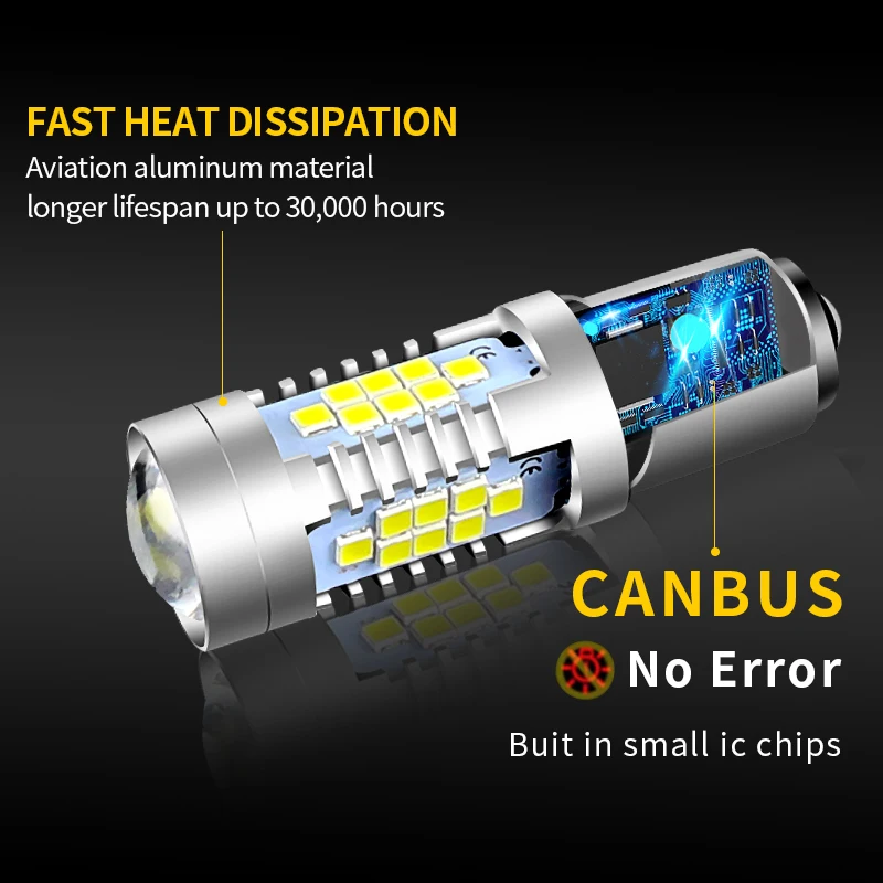 NEW CSP LED Canbus No Error 1156 P21W ba15s LED Bulb for Volkswagen VW T5  T5.1 T6 Transporter LED Daytime Running Lights DRL - AliExpress