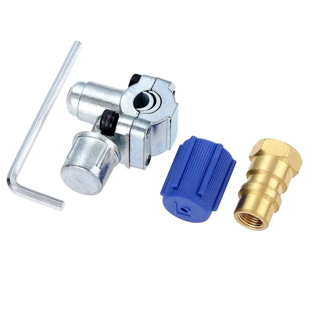 A/C Retrofit Valve & Bpv31 Bullet Piercing Tap Kit Strumento Aria Condizionata Per Auto Per R12 R22 R134A Ap4502525 Bpv31D Gpv14
