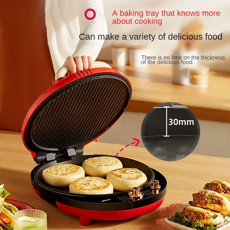 Electric Cake Pan Deepen Double-sided Heating Timing Pancake Pan Automatic Frying Machine Multi-function Electric Pancake Stall