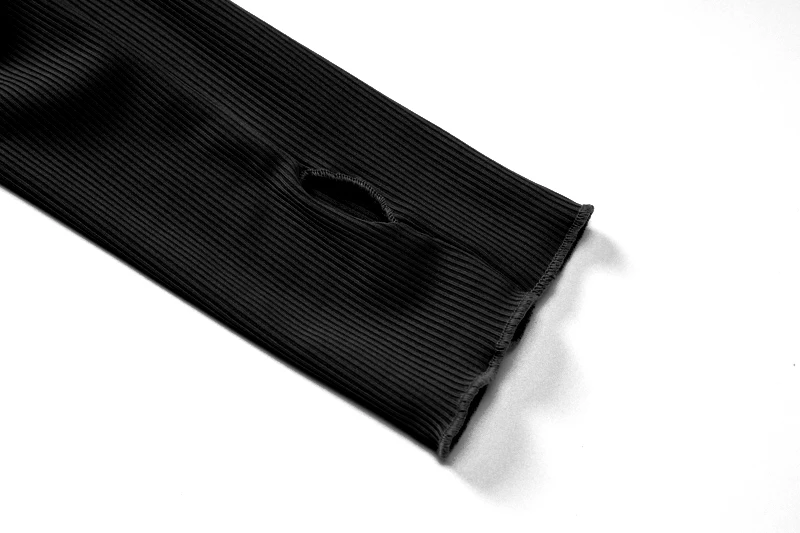 Yoga-Kleid im europäischen und amerikanischen Stil für Frühlingsfrauen, modisches und einfaches, einfarbiges Sportkleid mit Riemen an der Taille – Detail 3