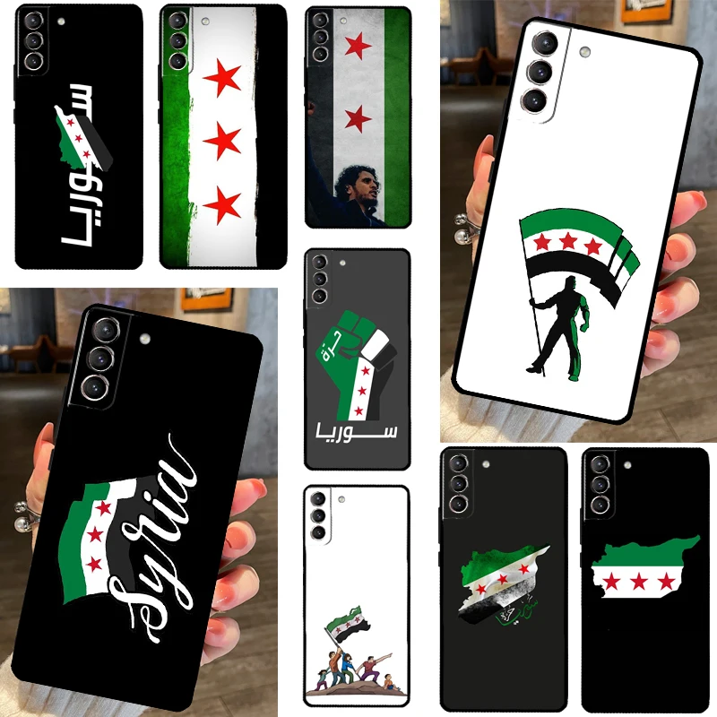 Custodia Con Bandiera Della Repubblica Islamica Della Siria Per Samsung Galaxy S20 Fe S21 S22 S23 Ultra S8 S9 S10 Note 10 Plus 20 Ultra Cover