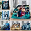 Football Star Printed Blanket Picnic Blankets Warm Blanket Soft and M-messis Comfortable Blanket Home Travel Birthday Gift 1