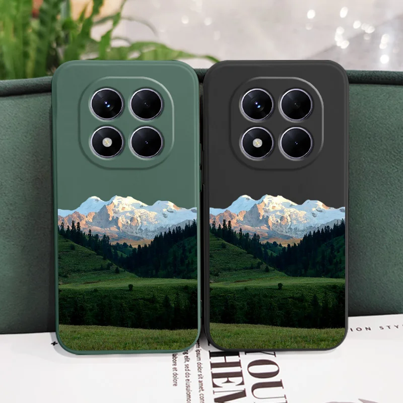 Charming Mountain Silicone Phone Case Cover