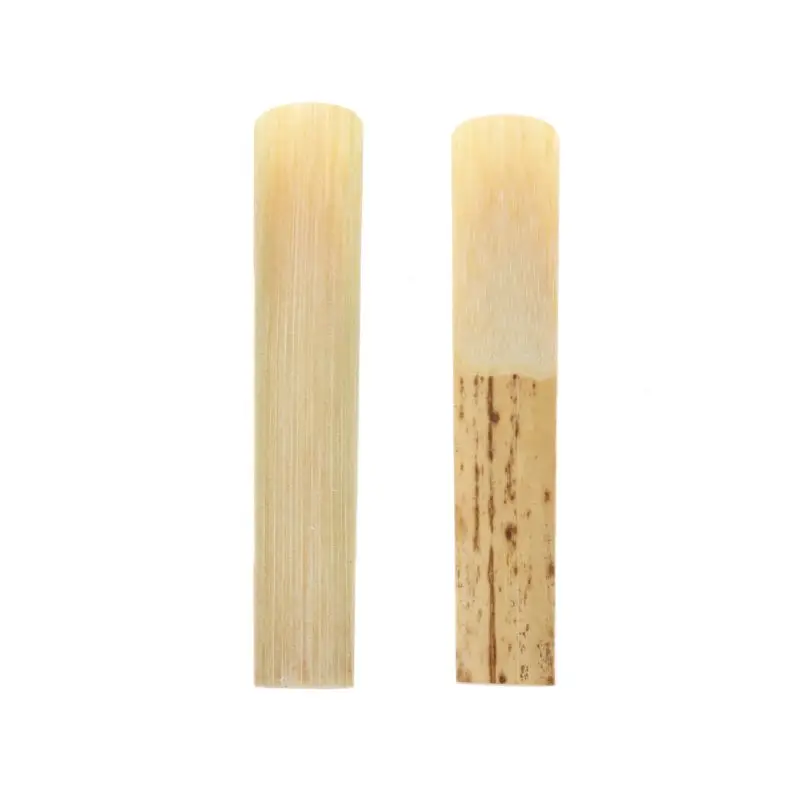 Pack of 10 Pcs Bamboo Reeds Woodwind Instrument Parts for Clarinet/Soprano/Alto