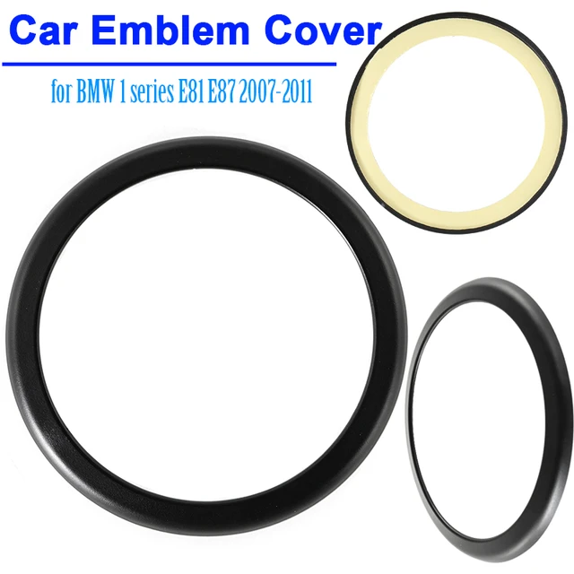 Auto Emblem Abdeckung Rahmen Hinten Abzeichen Ring Abdeckung Dekorative Logo  Ring für BMW E87 E81 1 serie 2007 - 2011 - AliExpress