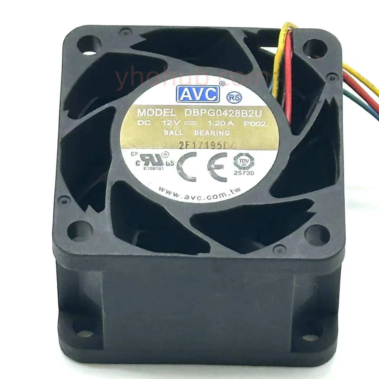Avc Dbpg0428b2u dc 12v 1.20a 40x40x28 mm Ventilador de Refrigeração do Servidor de Fios