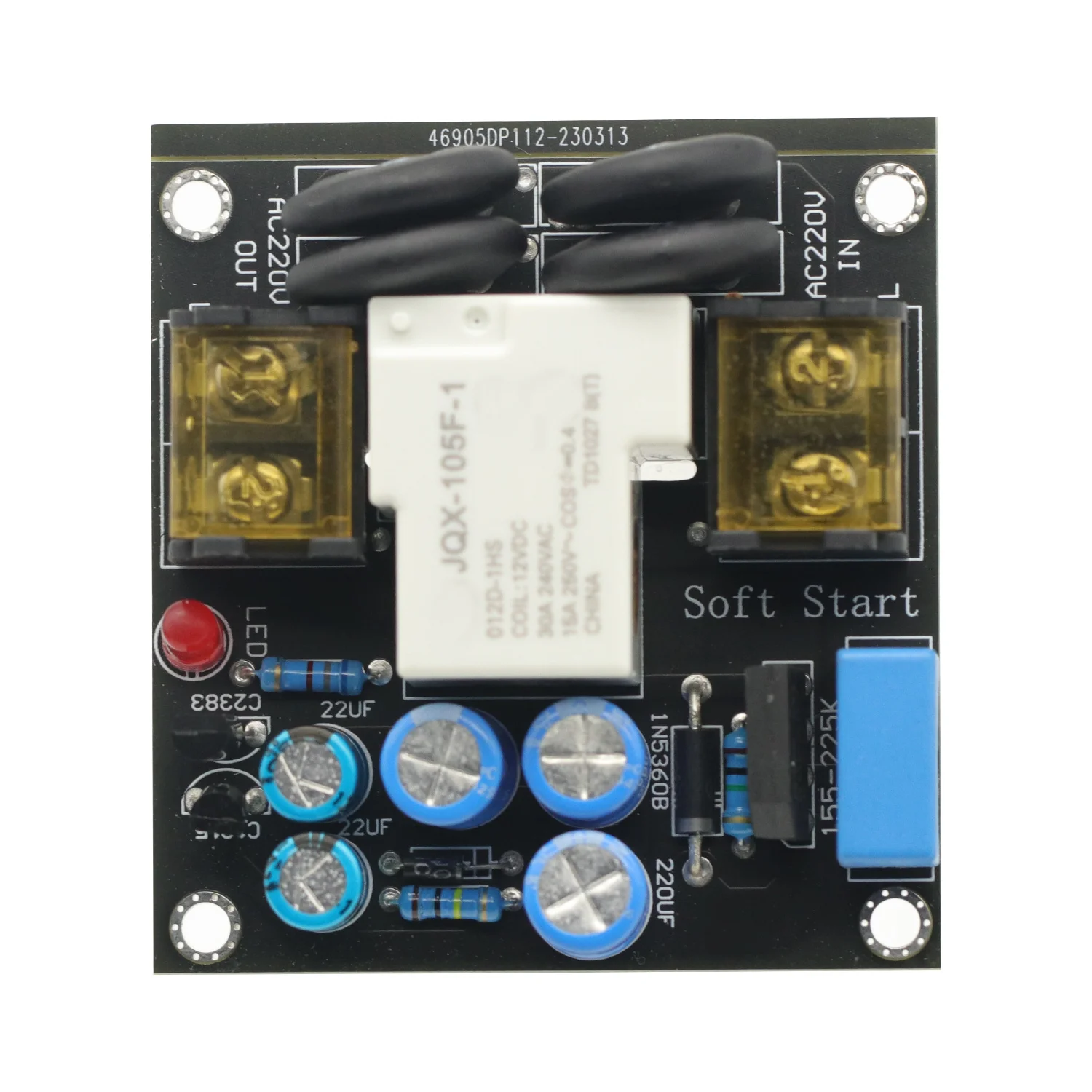 Amplifier Power Supply Soft Starting Board High Power High-current Relay For Class A 1969 Audio Amplifier 1500W audio amplifier audio power amplifier board