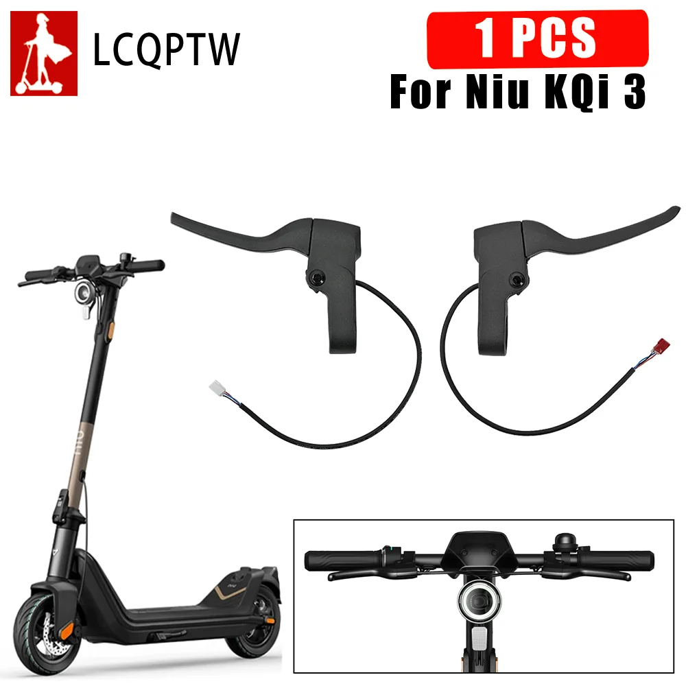 1 Pz Scooter Elettrico Cut Off Leva Del Freno Di Alimentazione Per Niu Kqi 3 Kick Scooter In Lega Di Alluminio Maniglie Sinistra/Destra Parti Di Ricam