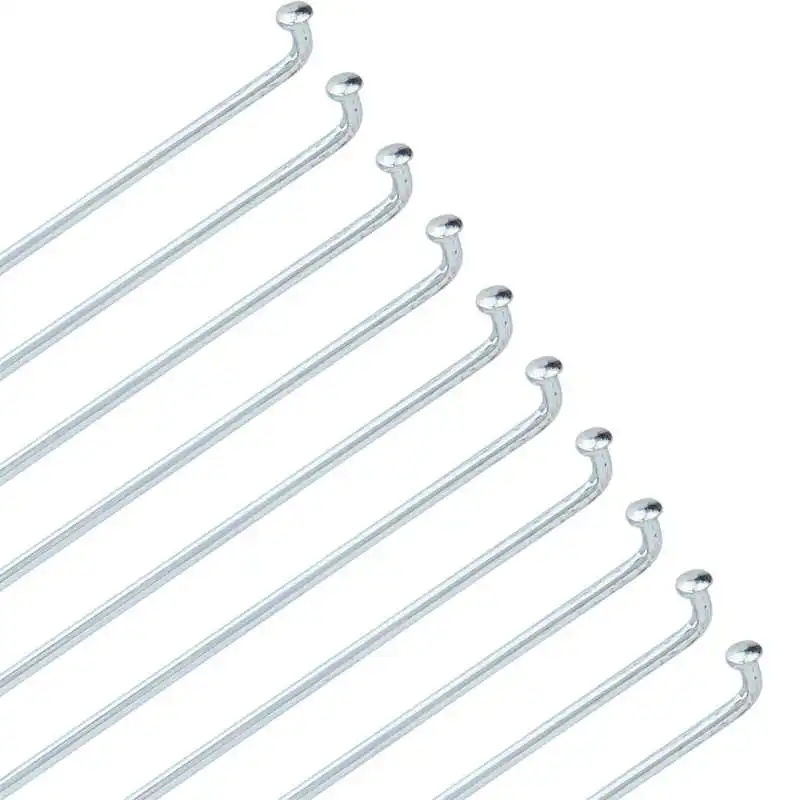 10pcs 13G 2.2mm Spokes Iron Manganese Spoke With Nipples Mountain Road Bike High Strength Spokes