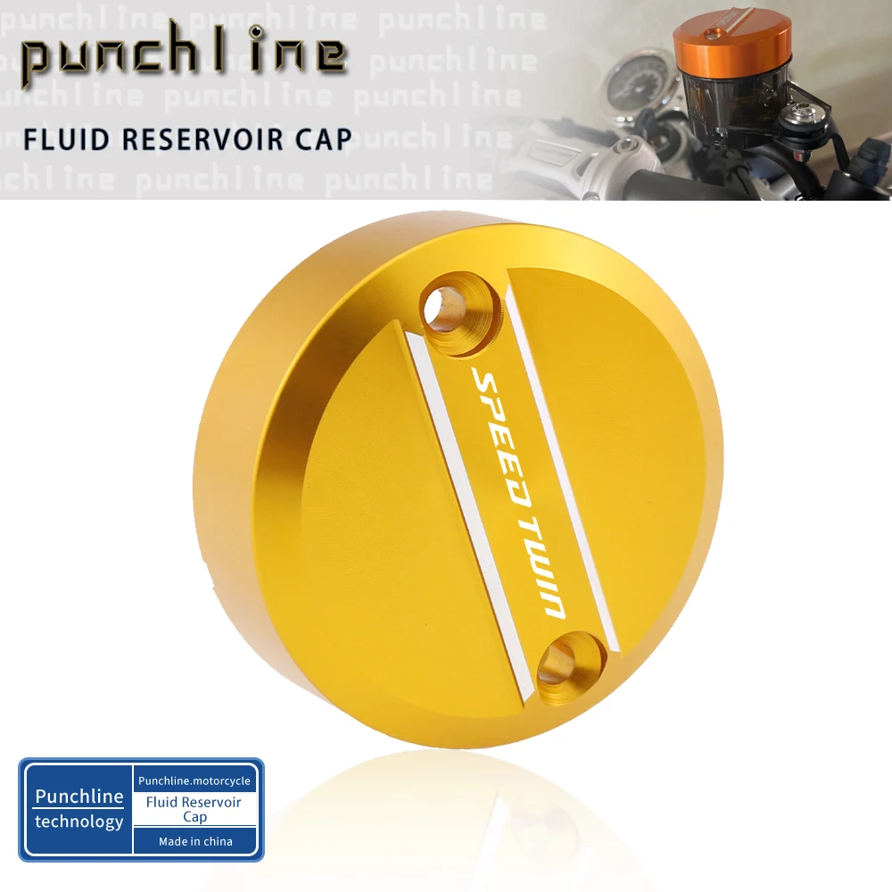 Enhanced Front Brake Fluid Reservoir Cap Cover for Scrambler and Thruxton Series