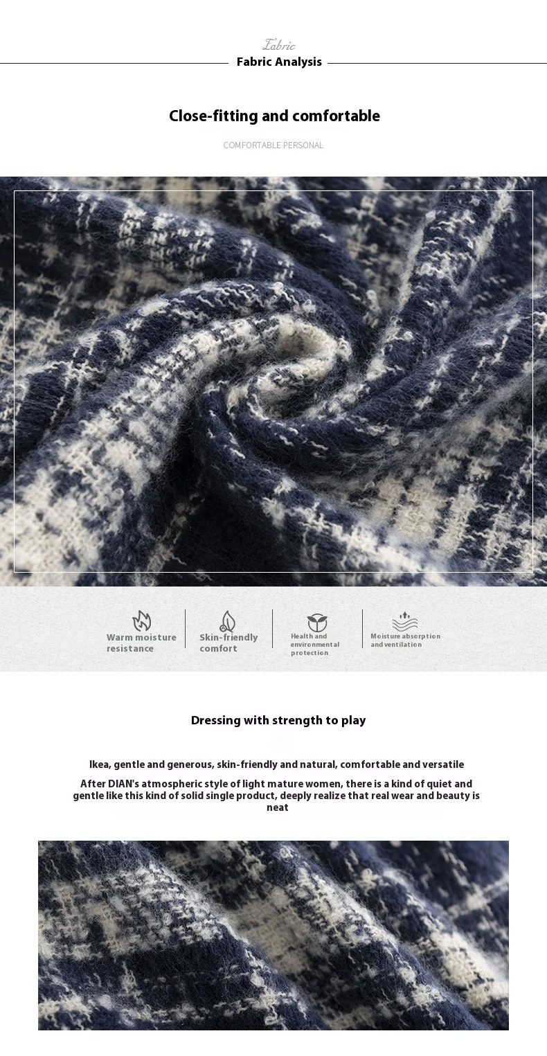 Geruite sjaal voor dames warme elegante wintersjaal voor dames_voghion.com