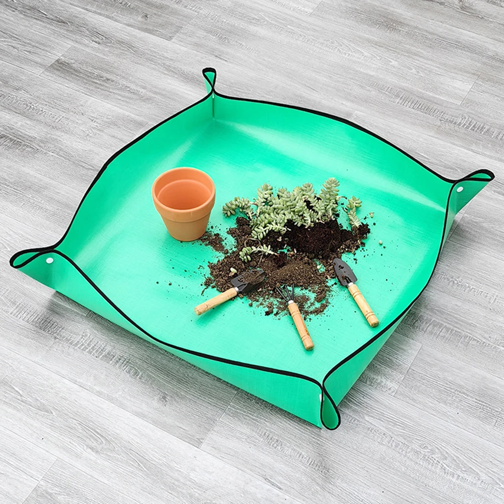 Planting mat Home Gardening Supplies Foldable Garden Plant Flower Pot Reusable Transplanting Waterproof Mats gardening mat