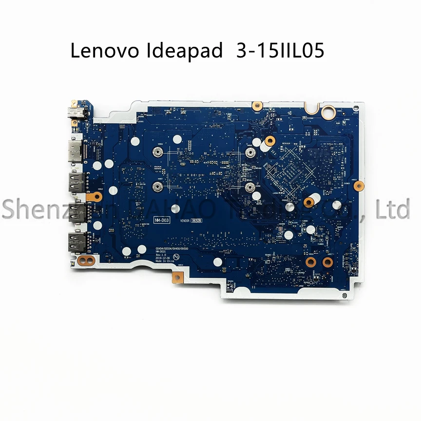 Placa-mãe do Portátil para Lenovo Ideapad 315iil05 Cpu I3-1005g1 I5-1035g1 4gb de Ram Nm-d031 Pn:5b21b36558 5b20s44270 5b21b36563 - Imagem 4