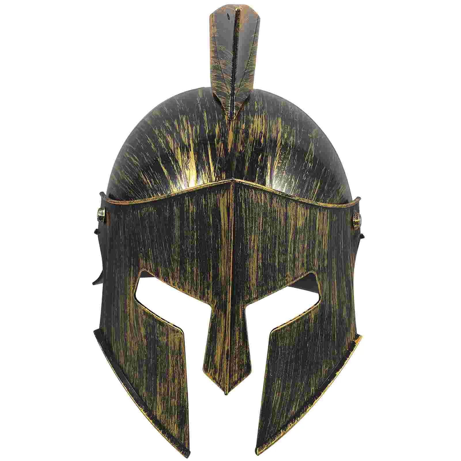 

Ancient Roman Fighter Helmet Costume Cosplay Party Headwear Medieval Style Helmet Greek Soldier Warrior Gladiator Hats