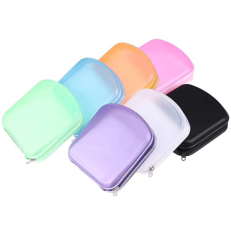 CD DVD Storage Bag CD DVD Storage Case Portable 40pcs Disc CD DVD Wallet Storage Organizer Case Boxes Holder CD Sleeve Bag Album Box Cases With Zipper Storage Cover