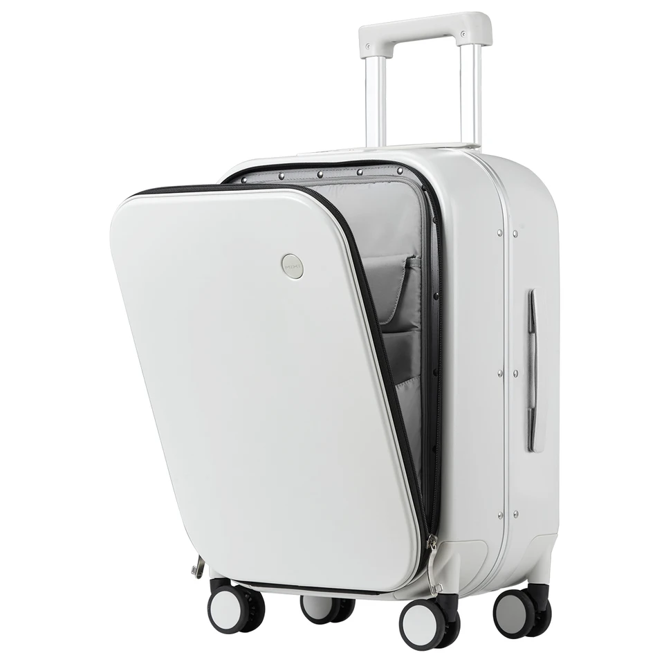 Luxurious Aluminum Frame Rolling Suitcase 24 Inch