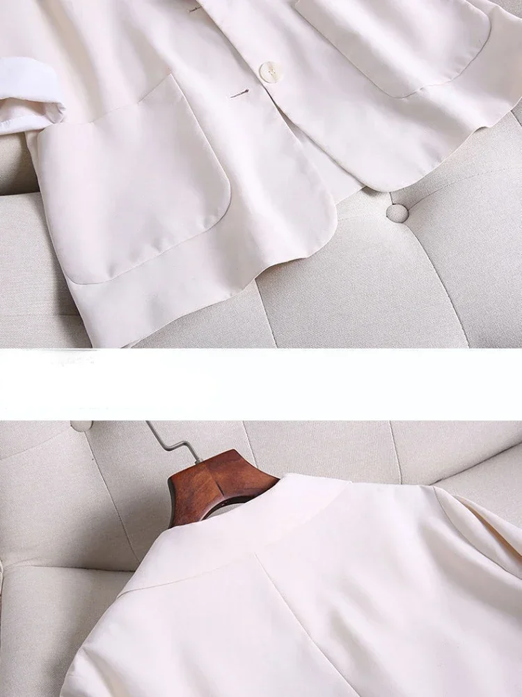 Work Dress New Solid Color Long Sleeve Suit Printing Lace-up Halter Skirt Office Wear Women Fashion Gentle Elegant Dress Suits