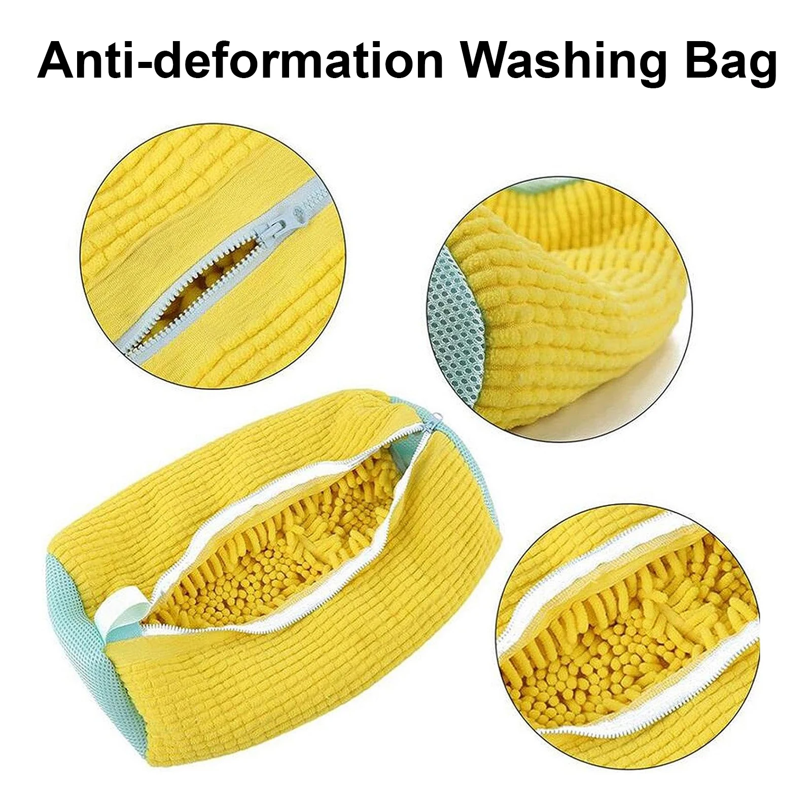 Washing Shoes Bag Cotton Laundry Net Fluffy fibers Easily remove dirt Washing Bags Anti-deformation Shoes Clothes Organizer