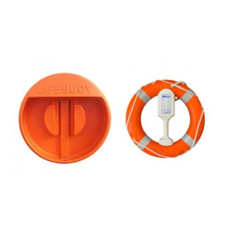 China Factory Fiberglass Life Buoy Store Box Life Ring Cabinet for Lifesaving