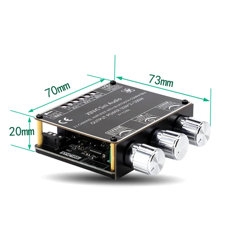 Placa de Amplificador de Áudio, Subwoofer Bluetooth,