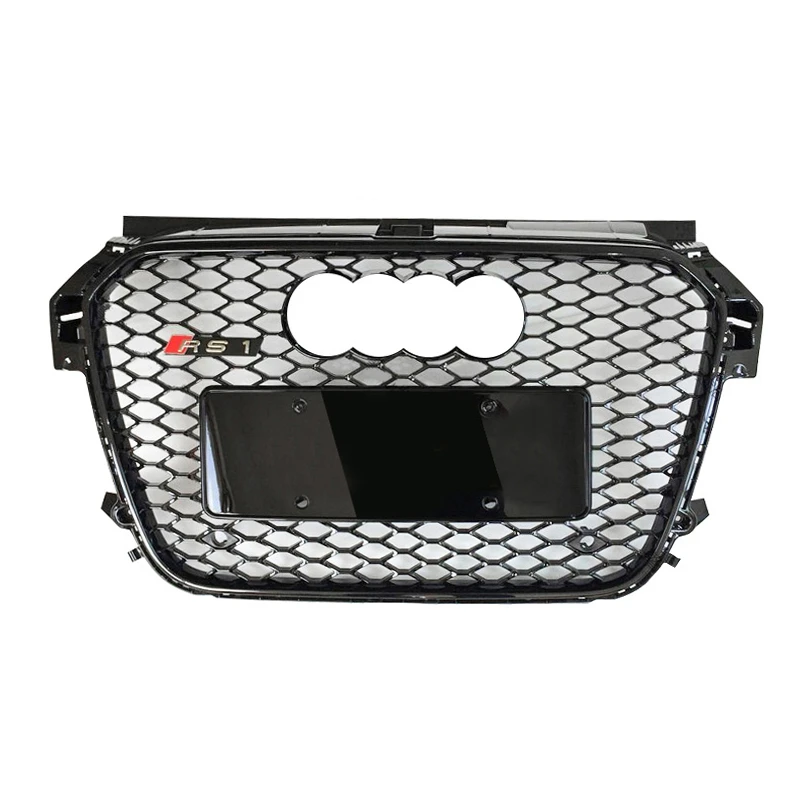 

RS1 front grill for Audis A1 S1 8X replacement honeycomb facelift racing grill 2011 2012 2013 2014 2015