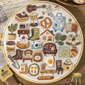 30 fogli/borsa accogliente set di adesivi in rilievo a tema decorazioni per la casa per album fai da te decorazione della cassa del telefono forniture artigianali regalo