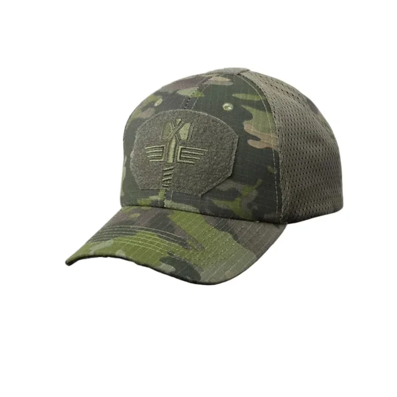 Multicam Arid Tactical Baseball Cap MCA Mesh 65/35 Ripstop Material Baseball Hat Outdoor Camo Sport Hunting Caps