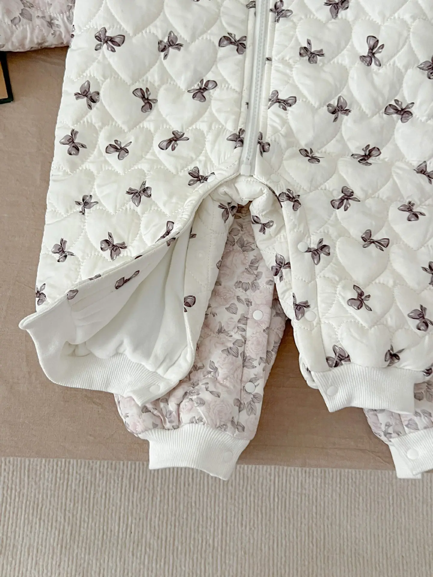 INS Winter Infant and Toddler Bodysuit Thickened Warm Girl Baby Princess Hundred Suit Romper Outwear Kids Fashion Baby clothing