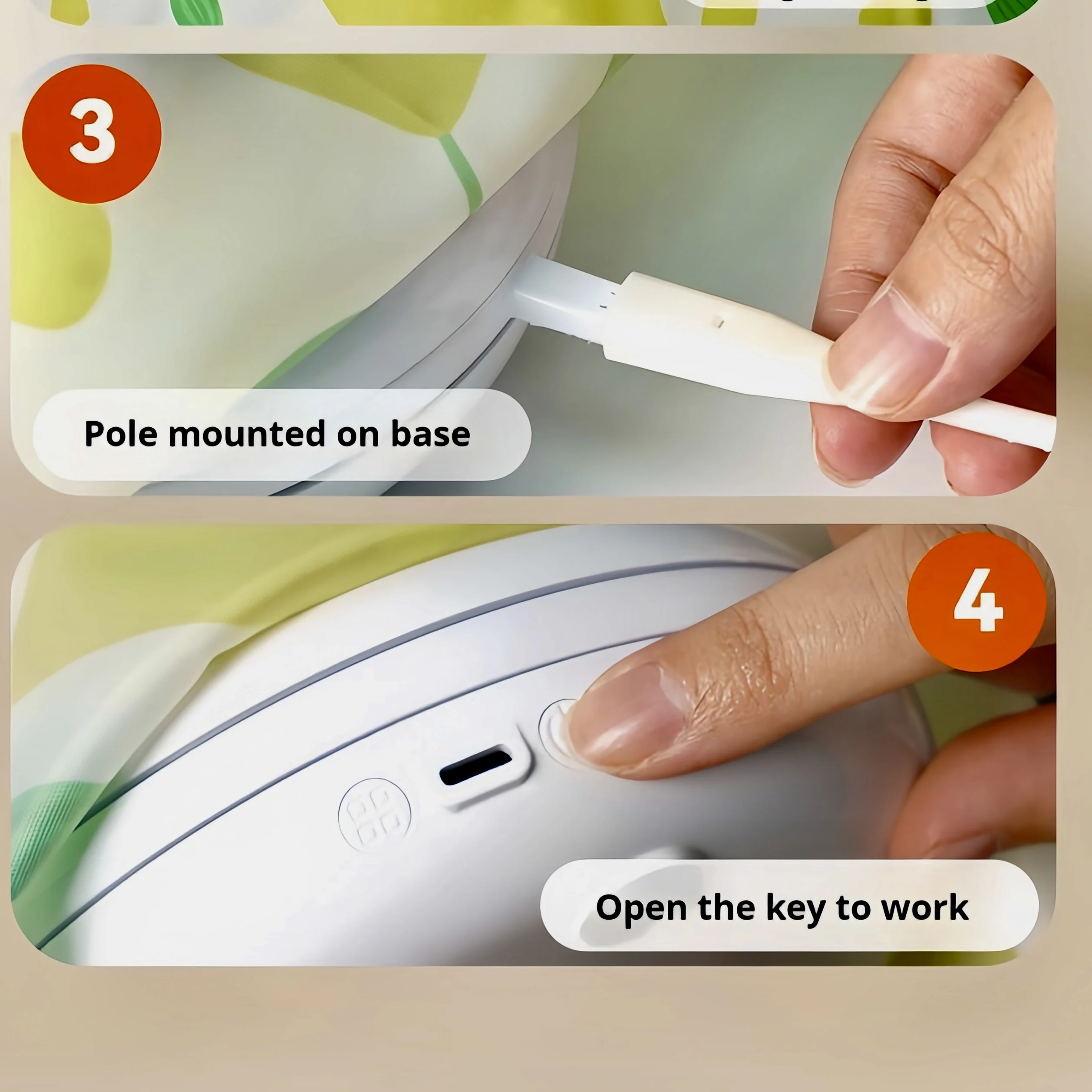 3538-c5445a.jpg Interactive Cat Toys Rechargeable,Moving Concealed Feathers,Rotating toys,Touch Activated Cat Kitten Toy Cat Exercise Toys