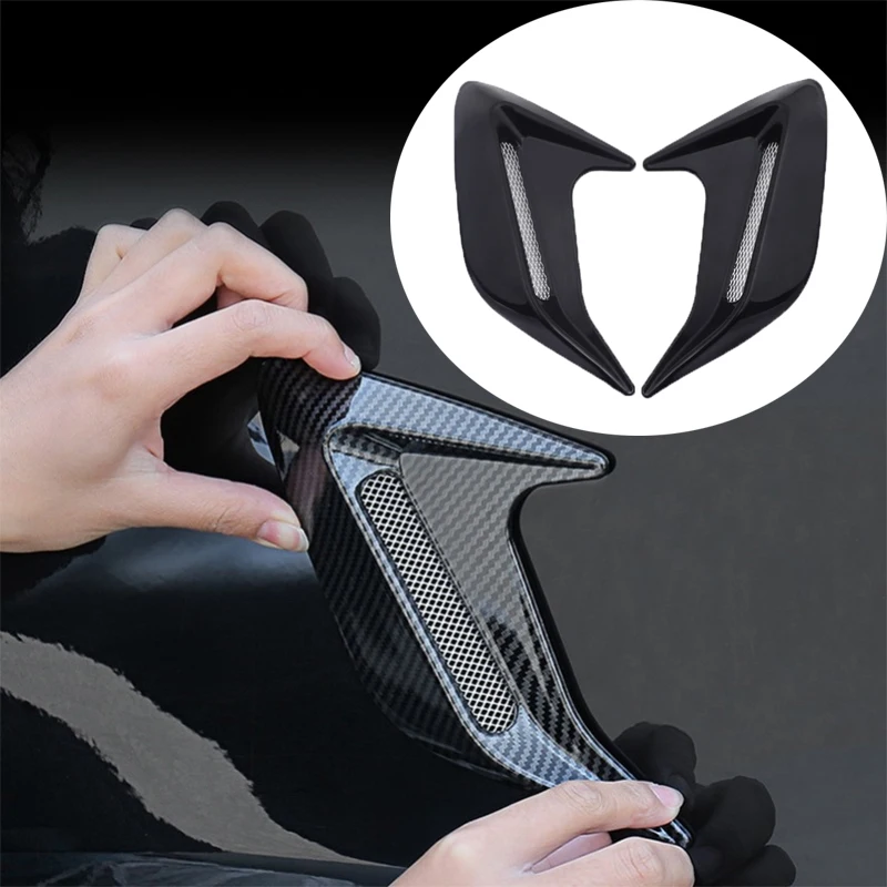2-Piece Shark Gills Fender Vent Trim For BMW X5 F15/X5M F85 2014-2018 - Side Decoration Covers