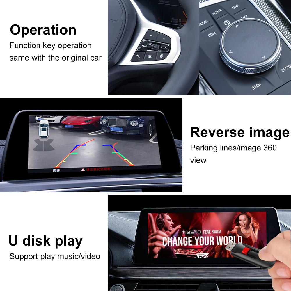 2023   Apple Carplay  ȵ̵ ڵ ̽  X4 X5 X6 F30 F32 G30 BMW EVO iD5 iD6 Carplay 