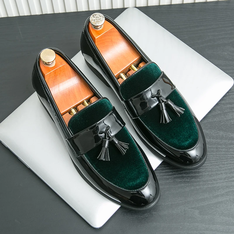 

2024 Summer Outdoor light soft Leather Men Shoes Loafers Slip On Comfortable Moccasins Flats Casual Boat Driving shoes size