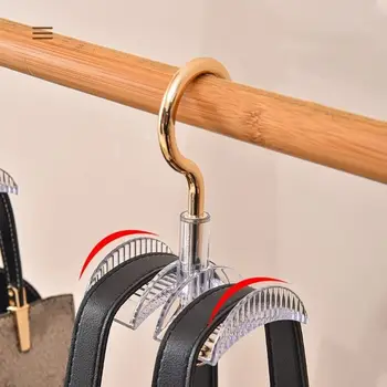 Appendiabiti per guardaroba di qualità appendiabiti per borsa rotante salvaspazio scaffale per riporre la cintura ispessimento appendiabiti per sciarpa armadio