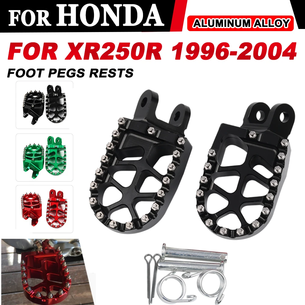 

Motorcycle Accessories Footrest Footpegs Foot Pegs Rest Pedal For HONDA XR250R XR 250R 250 R 1996 -1999 2000 2001 2002 2003 2004