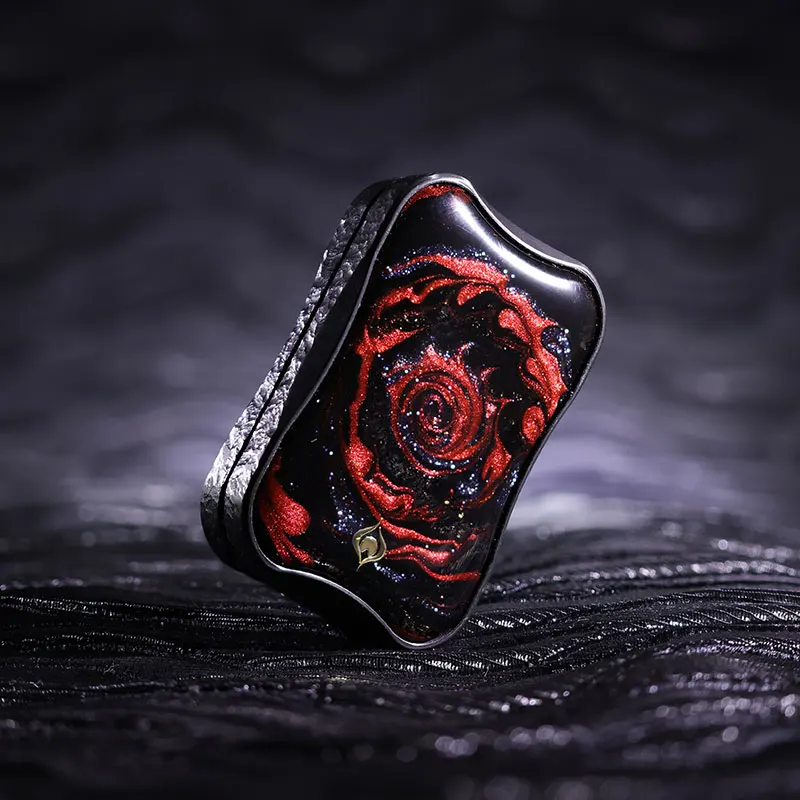 Peacock Aura Sand Slim Pro Unlimited Pushing Slider Fidget Slider