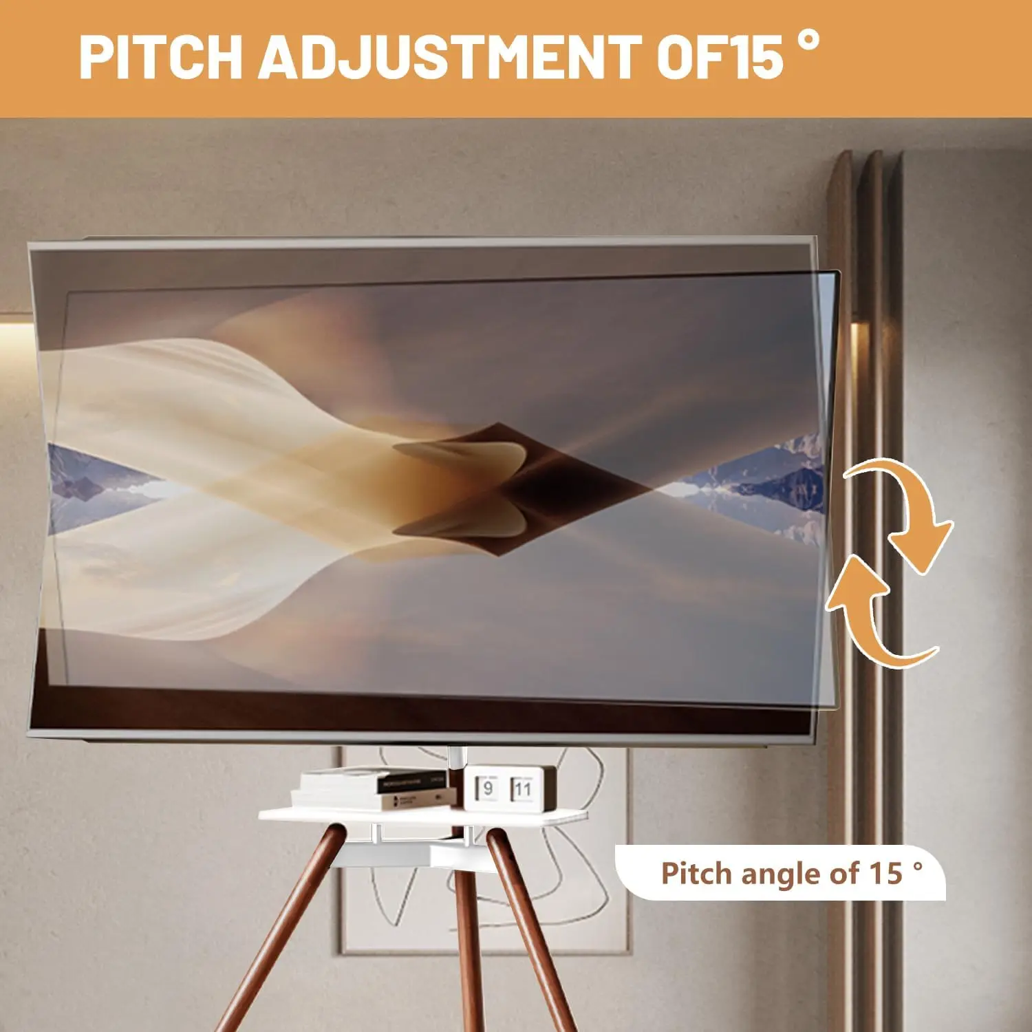 حامل تلفزيون لشاشات 32-75 بوصة - حامل تلفزيون ثلاث...