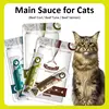 Cat Strips 13gX8PCS Wet Food Pet Cat Snacks Cod Tuna Beef Pet Food Cats Supplement Protein DHA Cat Sauce Make Hair Beautiful 1