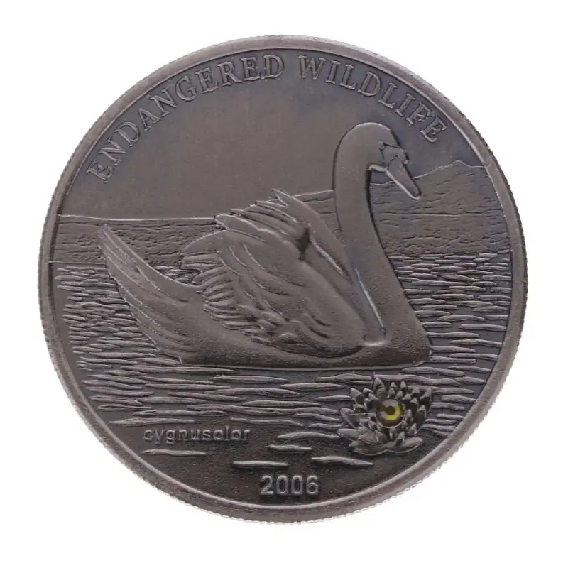 oukerst Home Decor Souvenir Copy Coins Collectibles Drill Animal Copy Coin Pièce Commémorative