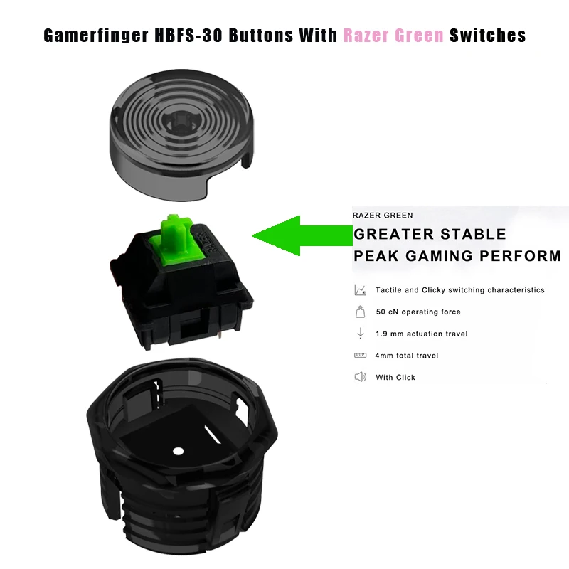 gamerfinger 30 φ 8pcs Original Gamerfinger HBFS-24 HBFS-30-SCREW 24mm30mm