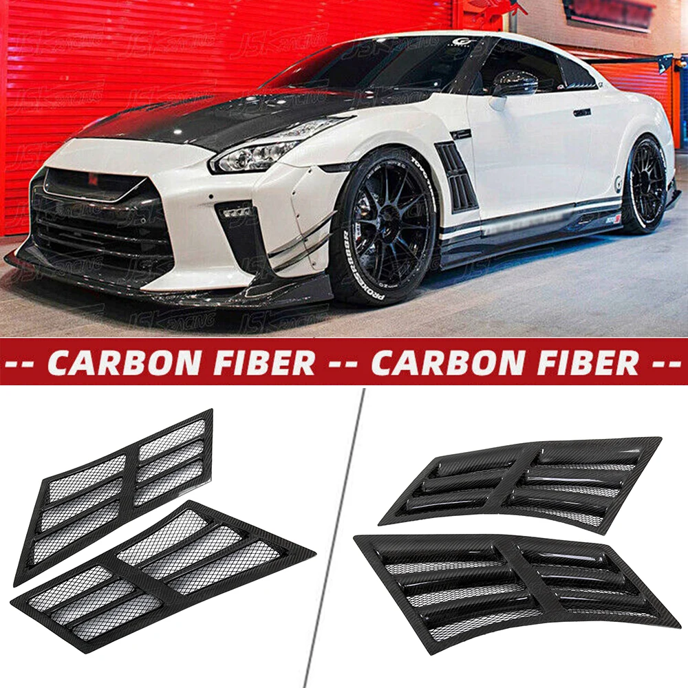 

For Nissan Gtr R35 2008-2019 Top S Style Carbon Fiber Font Fender Vent