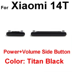 Xiaomi Power and Volume Button Replacement Switch Repair Parts (14T - Titan Black)