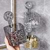 Suction Cup Bathroom Shelf No Drill Wall Mount Corner Shower Shelf Shampoo Holder Shower Caddy Drain Basket Bathroom Organizer 2