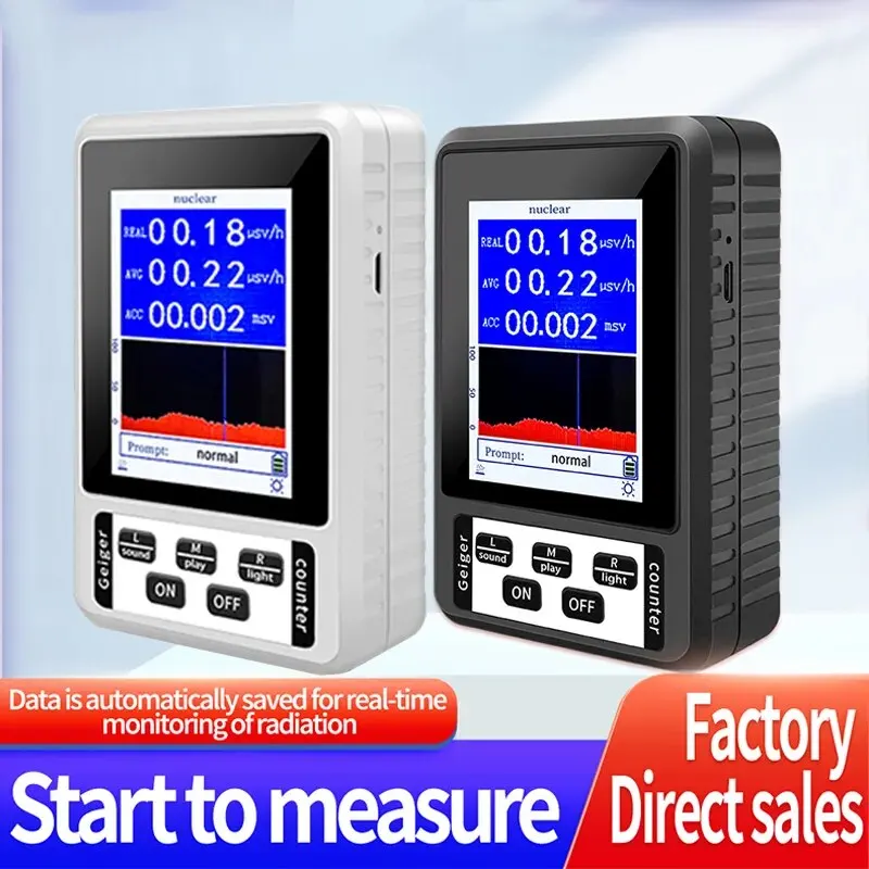 XR-1 Portable Geiger Counter Nuclear Radiation Detector Personal Dosimeter Marble Tester X-Ray Radiation Dosimeter