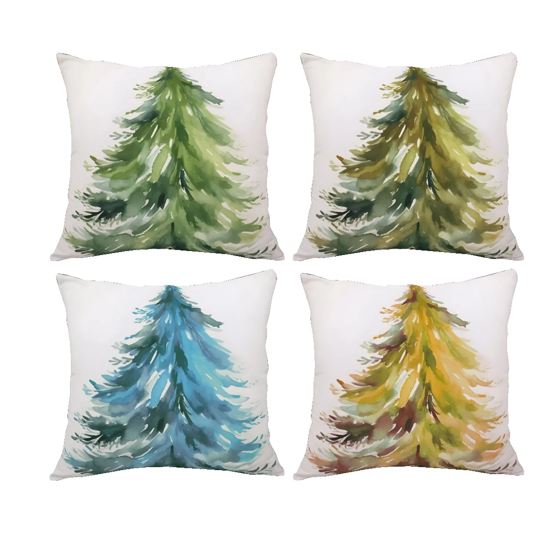 

Christmas Tree Throw Pillow Cozy Cushion Cover 45x45cm Soft Home Decor Pillow Cover Sofa Living Room Bedroom Couch