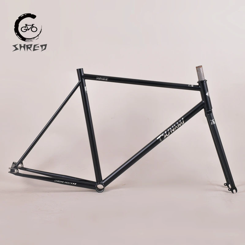 700C TSUNAMI SNM4130 Fixed Gear Bicycle Frameset 52cm 55cm Chromoly